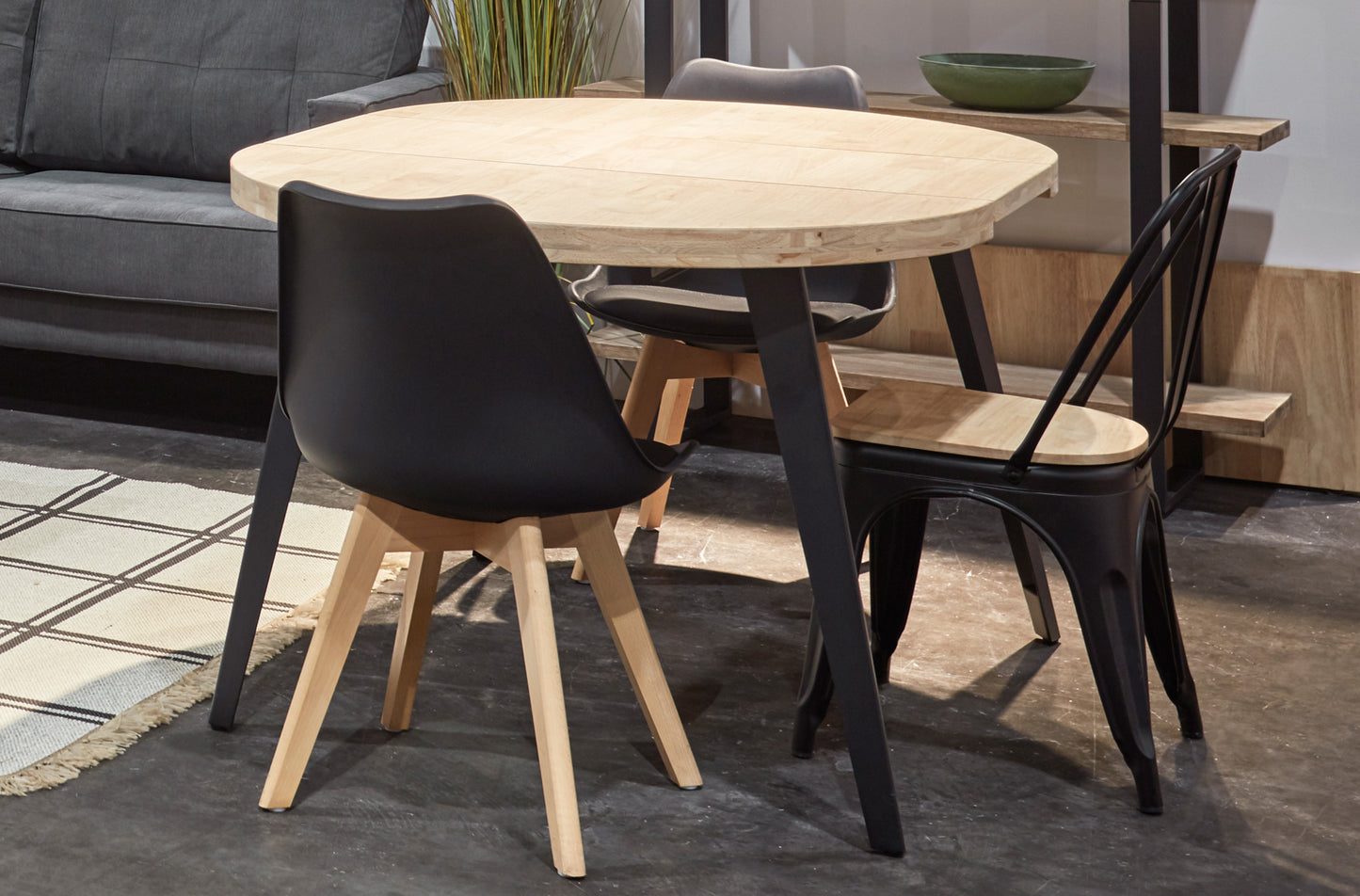 MESA  DE COMEDOR REDONDA EXTENSIBLE BERG 54MM image 8