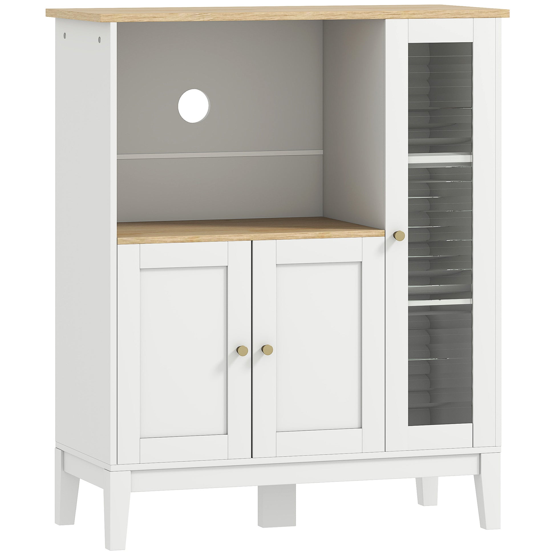 APARADOR MUEBLE AUXILIAR DE COCINA MODELO BLANCOMICRO image 9