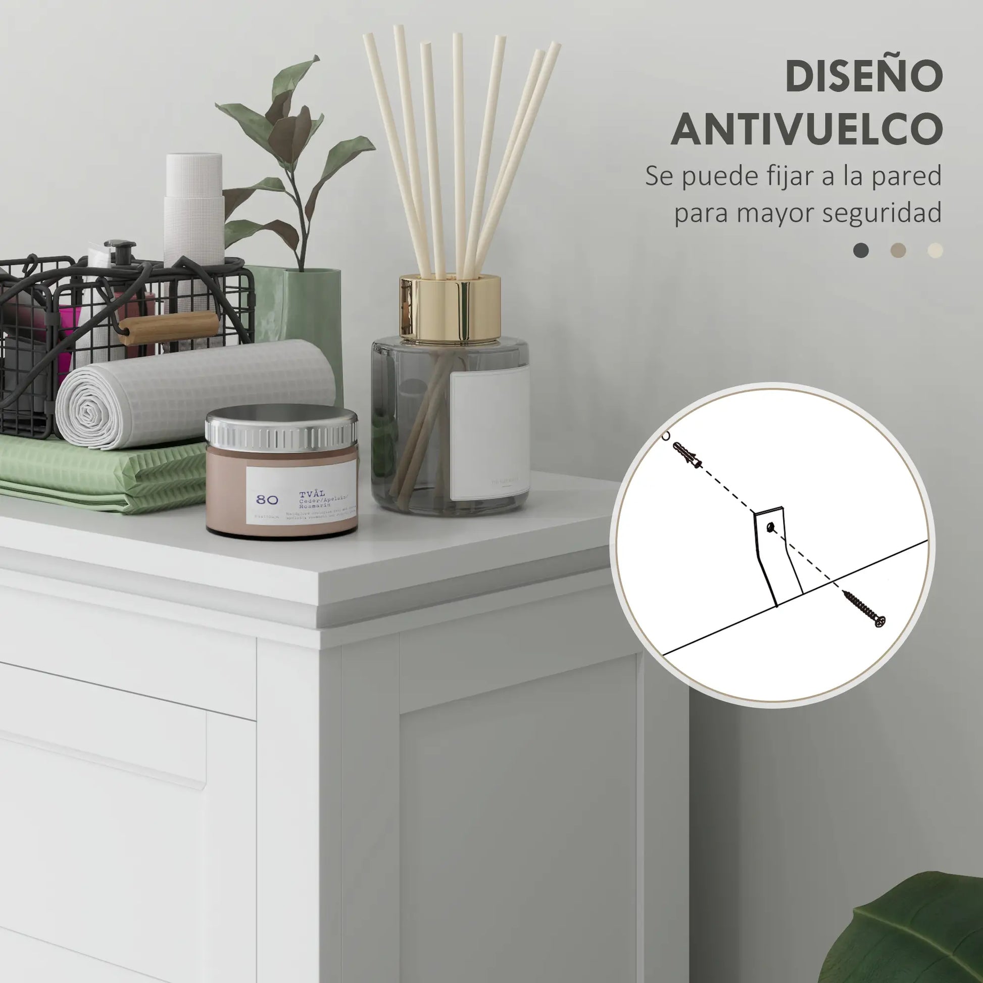 COLUMNA DE BAÑO AURELIA 60 BLANCO image 7