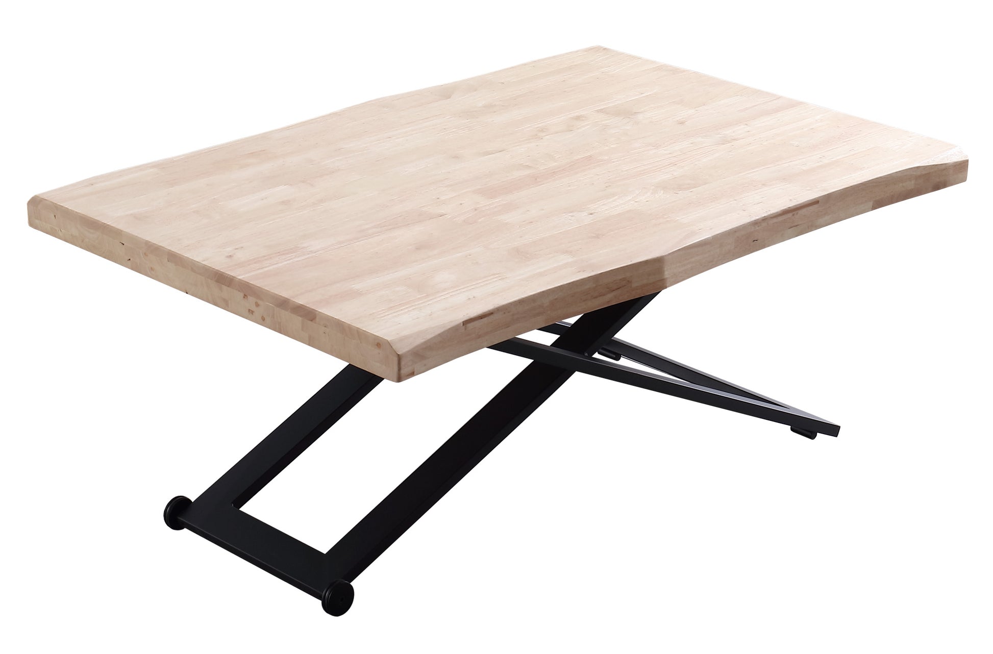 MESA CENTRO ELEVABLE ZOE TAPA CON FORMA. image 1