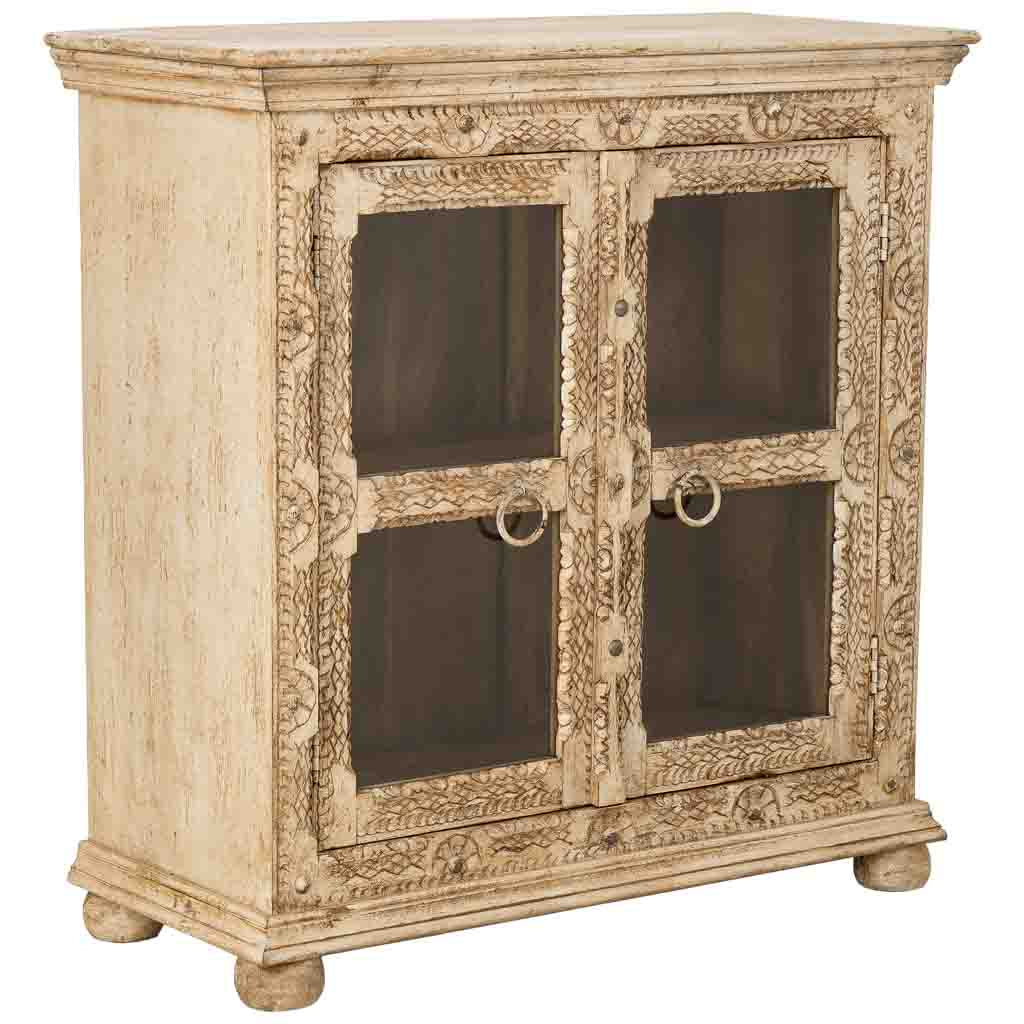 APARADOR DALIAN WHITE ARTESANAL 2 PUERTAS image 0