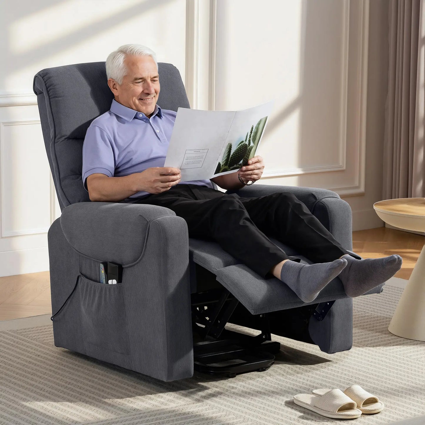 SILLÓN ELEVADOR ALTEA RELAX PRO CON MASAJE Y RECLINABLE image 5