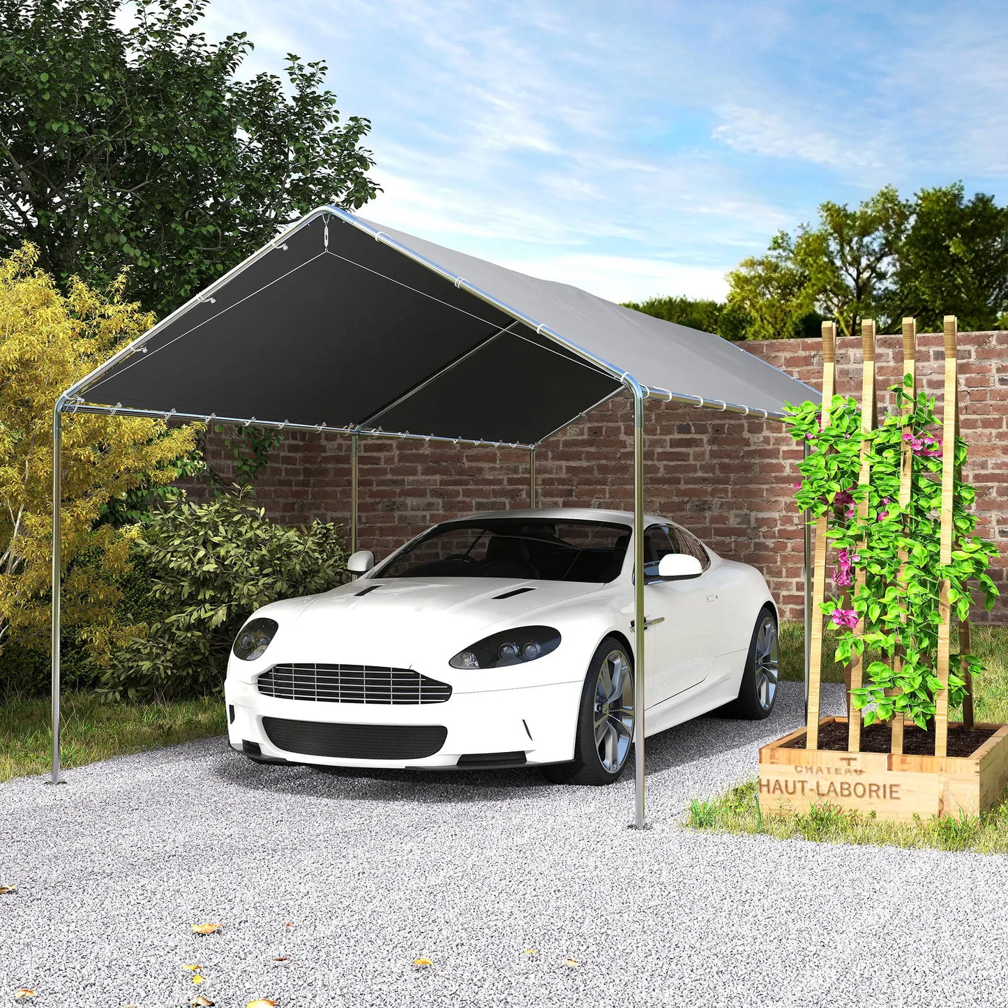 CARPA GARAJE PORTÁTIL TITAN PARK 3X6 PARA COCHE image 3