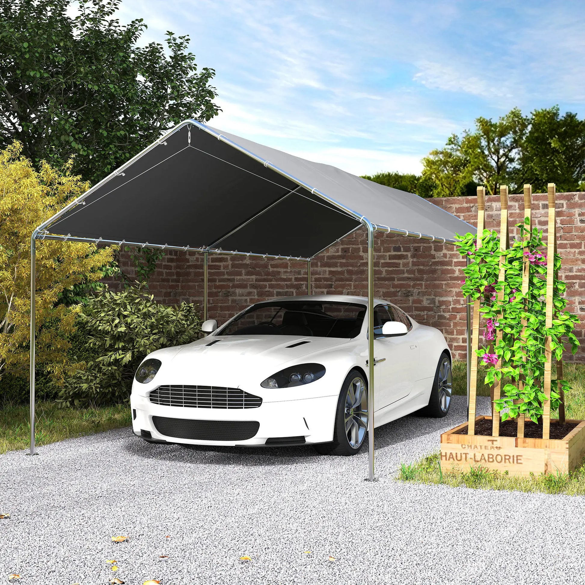 CARPA GARAJE PORTÁTIL TITAN PARK 3X6 PARA COCHE image 3