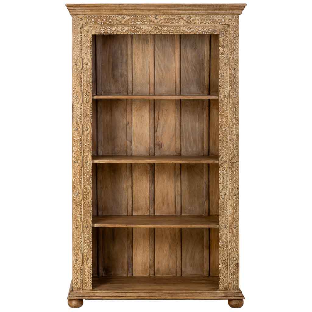 ESTANTERÍA DALIAN ARTESANAL DE MADERA MARRÓN image 2