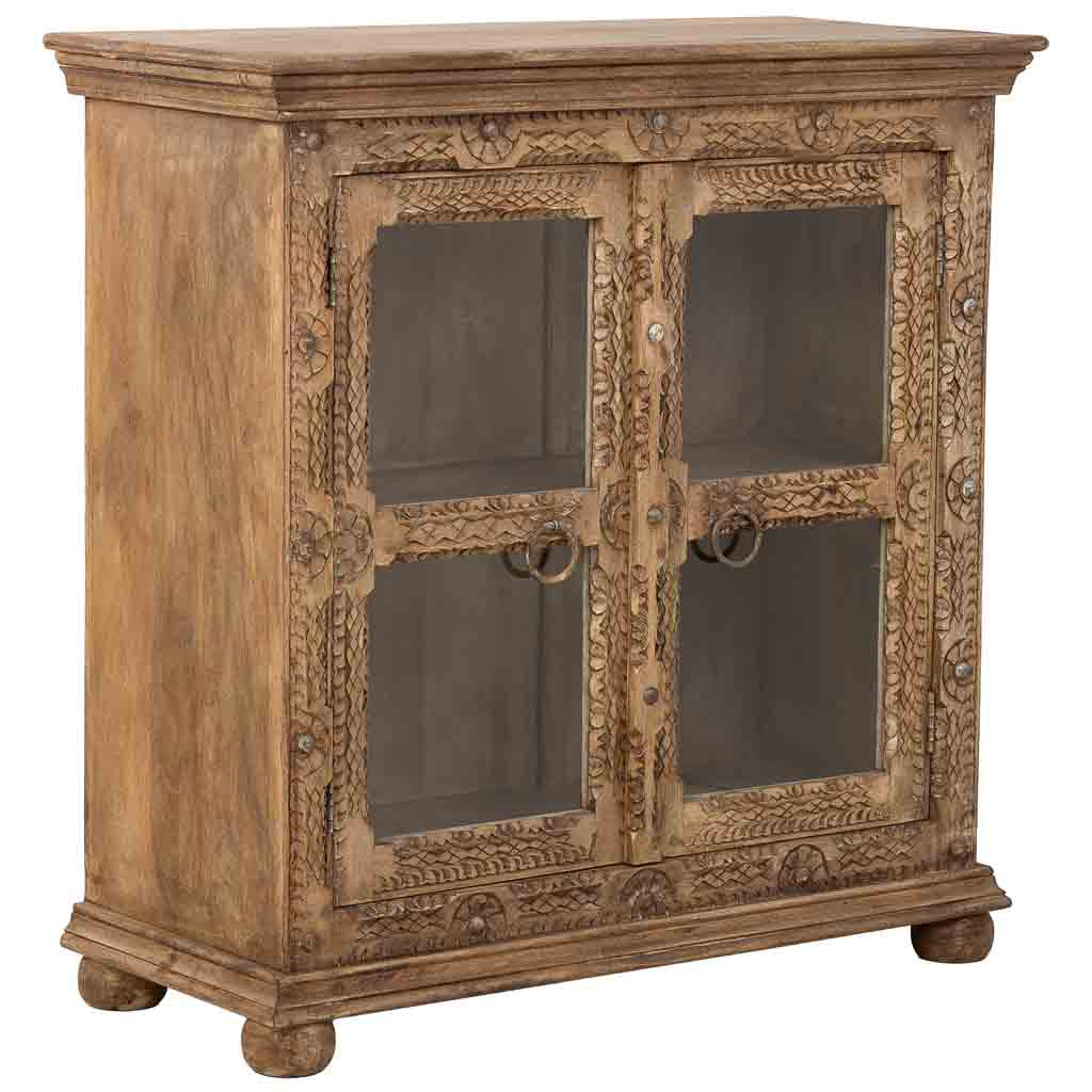 APARADOR DALIAN BROWN ARTESANAL 2 PUERTAS image 0