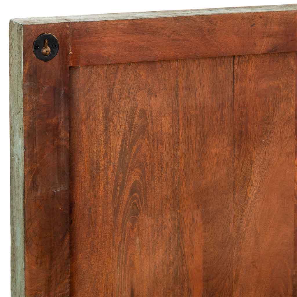 CABECERO DALIAN ARTESANAL AGUA MARINA DE MADERA MACIZA image 3
