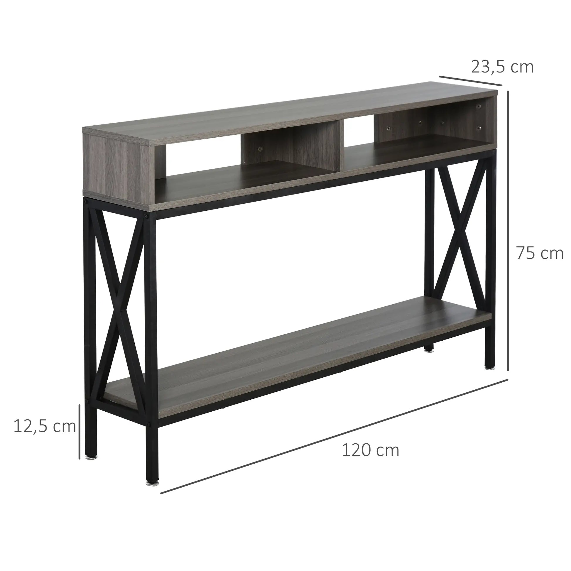 CONSOLA INDUSTRIAL GRIS & NEGRO “URBAN X VINTAGE 120” image 1