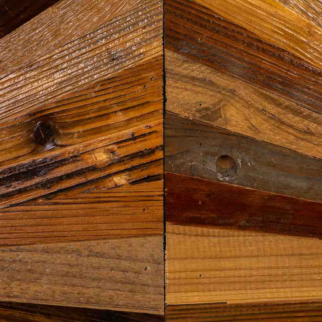 CABECERO TAKI DE MADERA RECUPERADA MARRÓN image 6