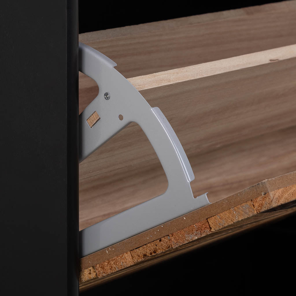 MUEBLE ZAPATERO TAKI DE MADERA RECUPERADA Y METAL MARRÓN 2P + 2C image 6