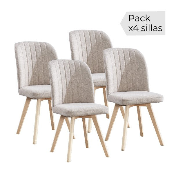 Juego de 4 sillas Lane image 3
