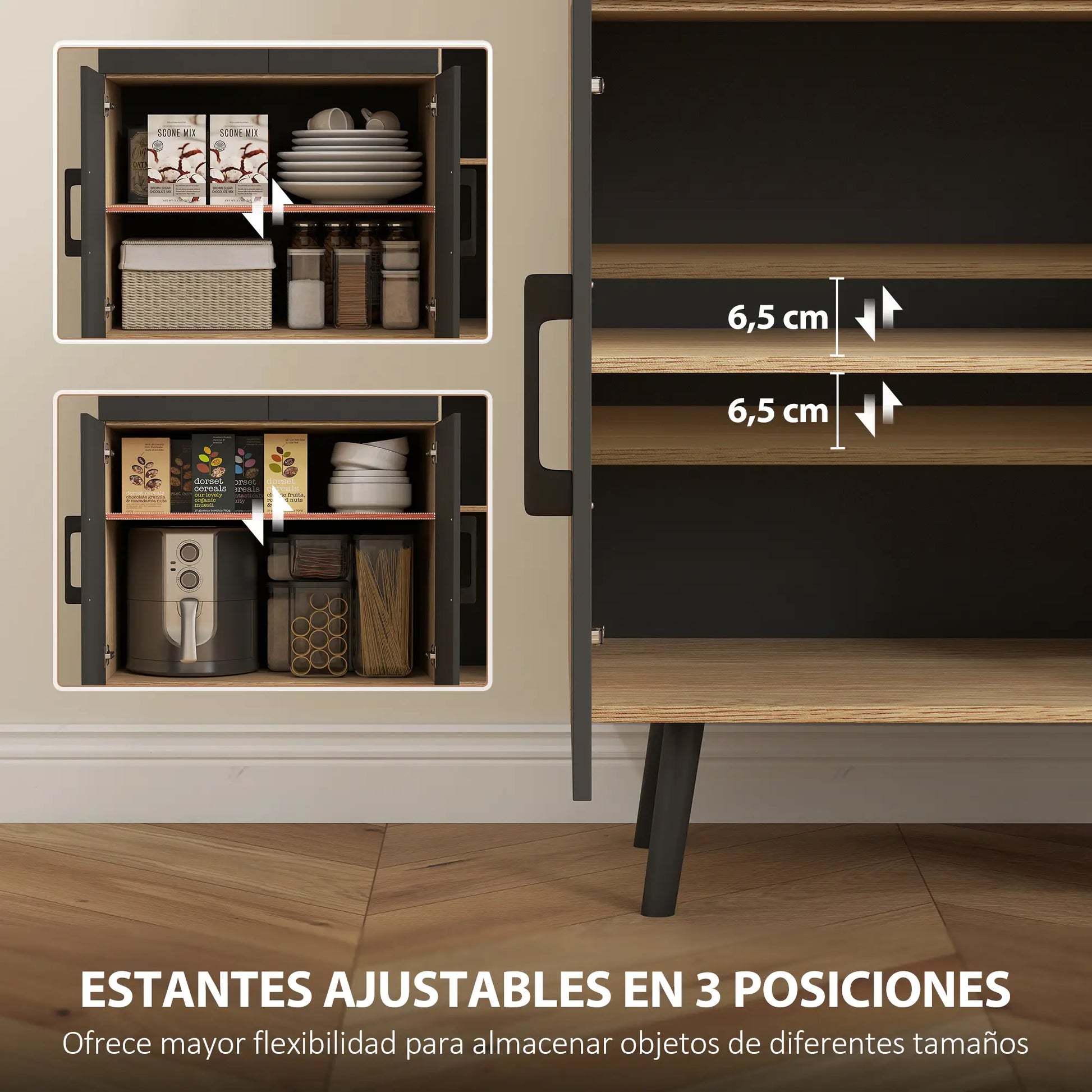 ALACENA DE COCINA MODELO NOIRLED image 7