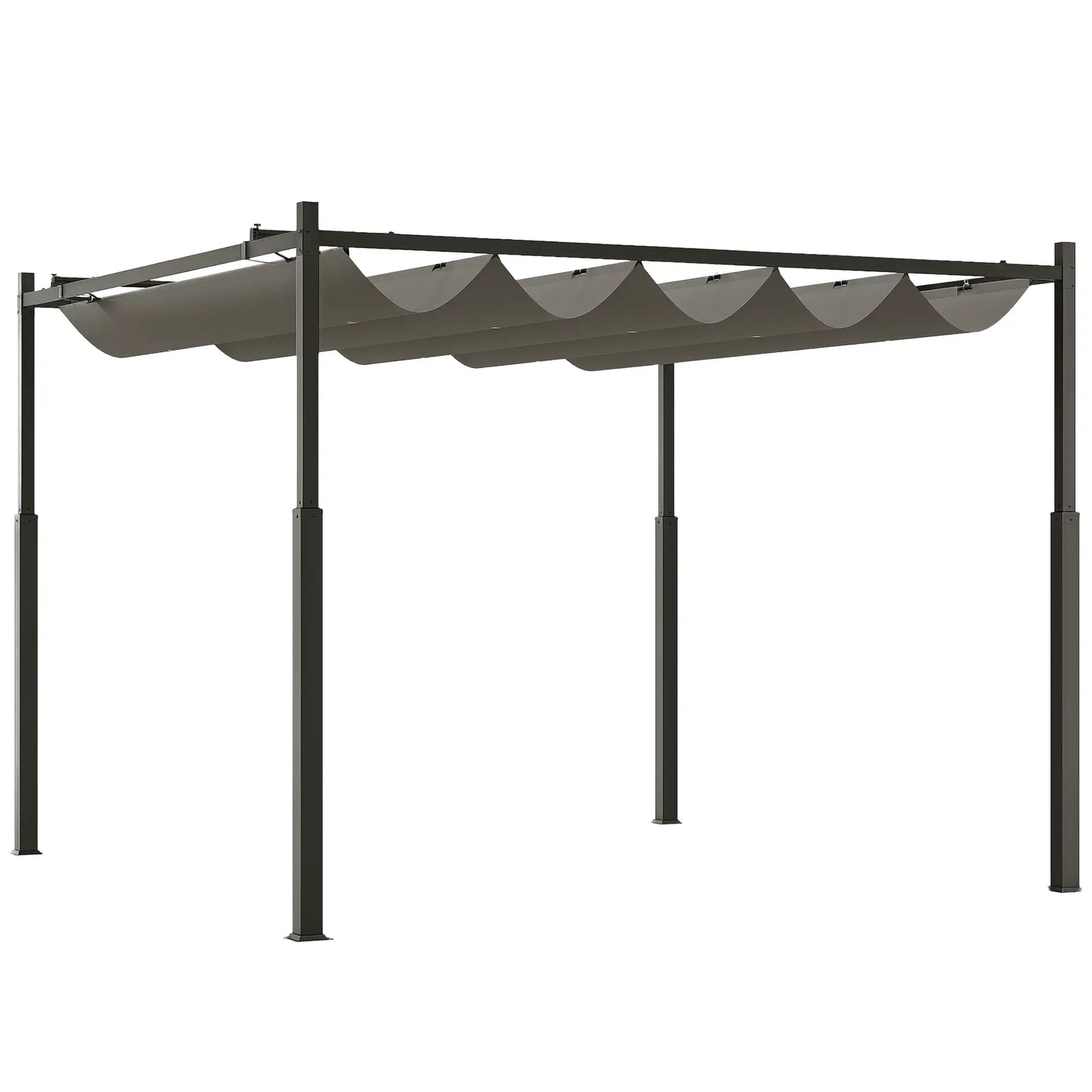 PÉRGOLA DE JARDÍN SOMBRAZEN 3X3 CON TECHO RETRÁCTIL Y SISTEMA MAGNÉTICO image 1