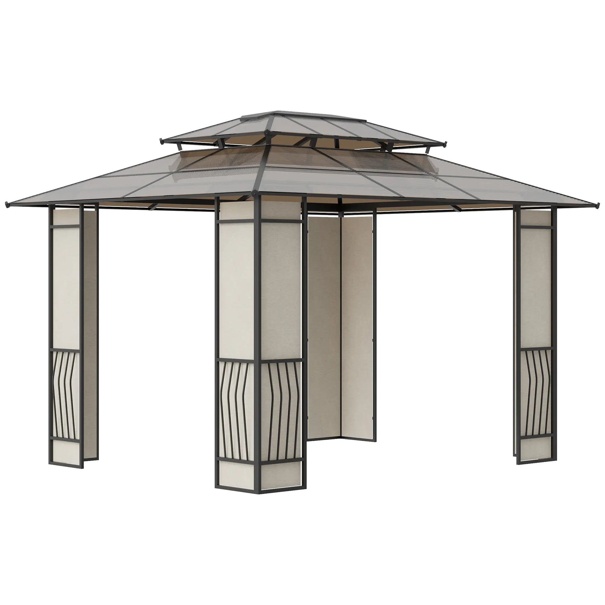 CENADOR DE JARDÍN LUXSHADE 360 CON TECHO DE POLICARBONATO ANTI-UV image 7