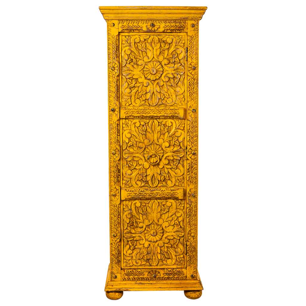 ARMARIO DALIAN YELLOW COMPACT ARTESANAL DE MADERA MACIZA image 3