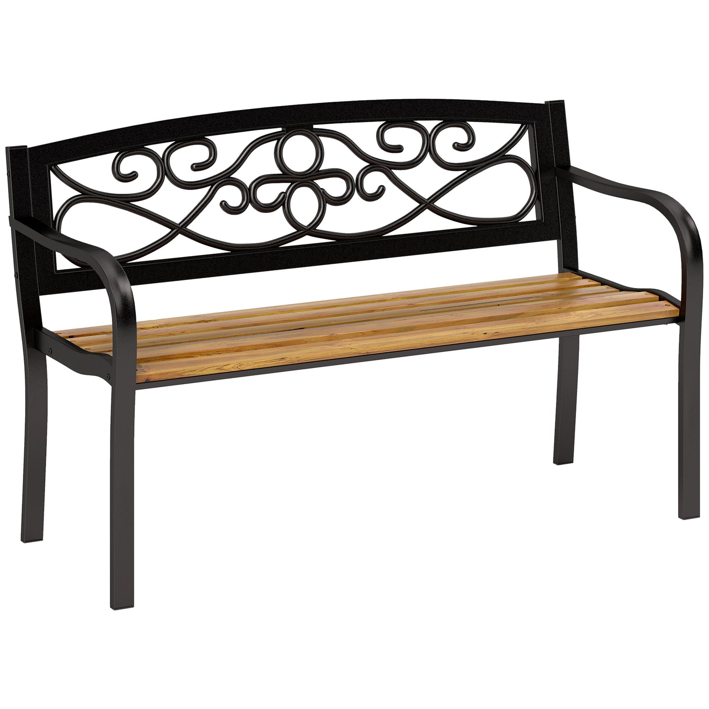 🌿 Banco de Jardín ELEGANCE FORGE 2 Plazas
