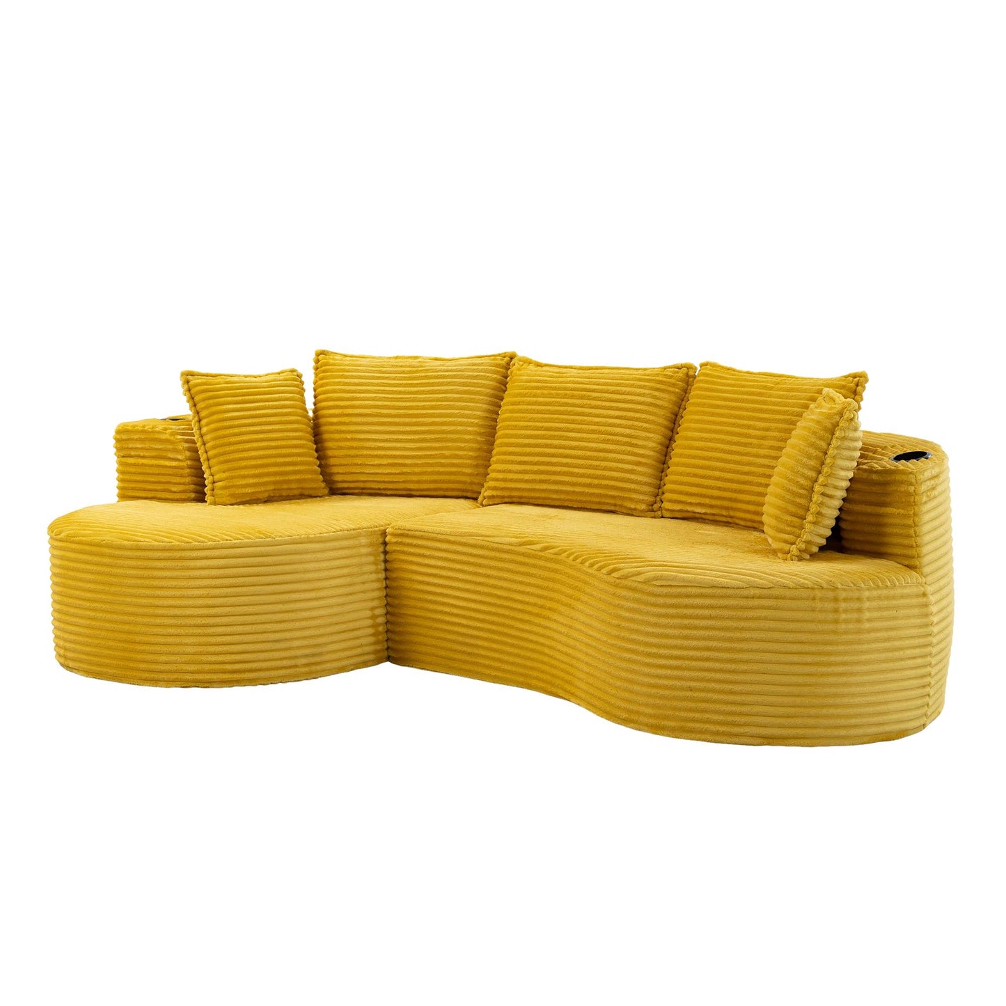 🛋️ BOGESOFA DE PANA – DISEÑO CONFORTABLE, PORTAVASOS Y COJINES