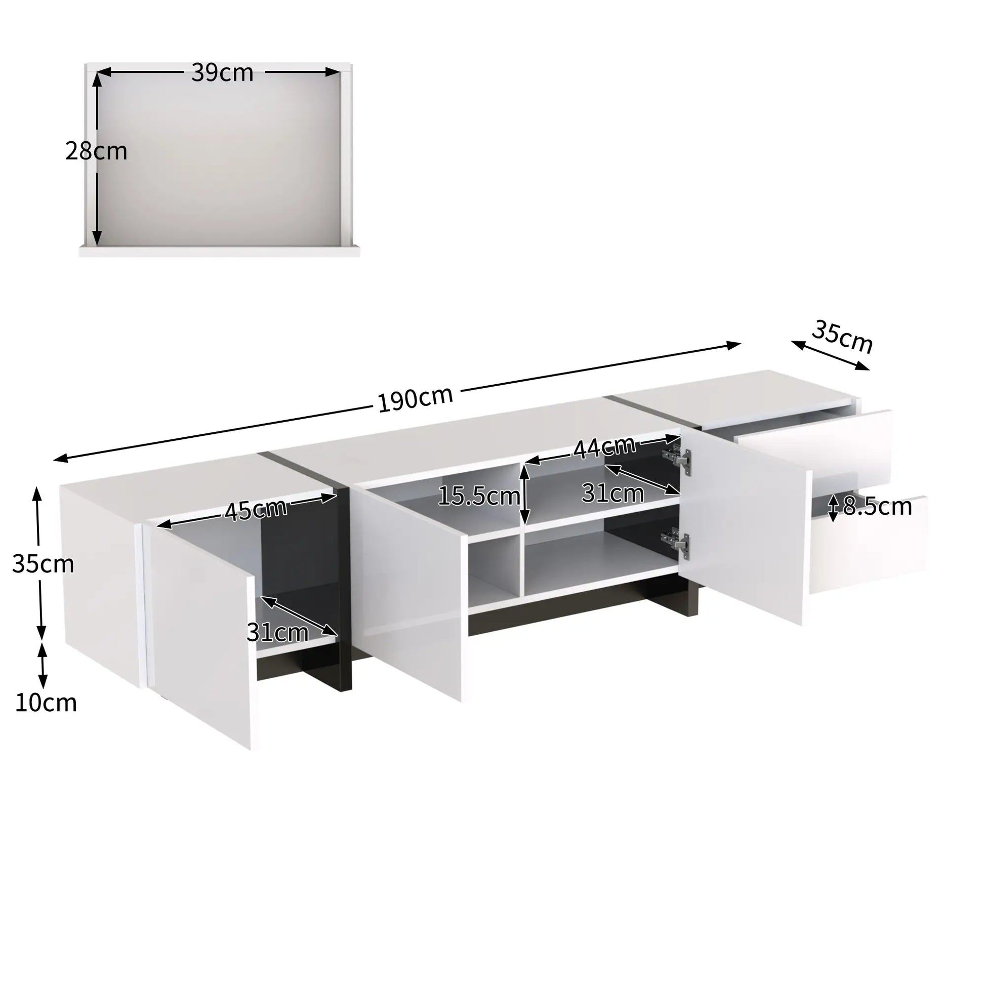 MUEBLE TV “BLOCK BRILLO 190” image 8
