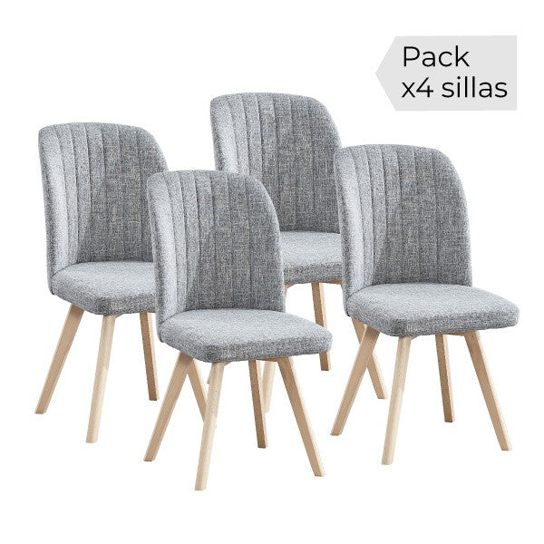 Juego de 4 sillas Lane image 2