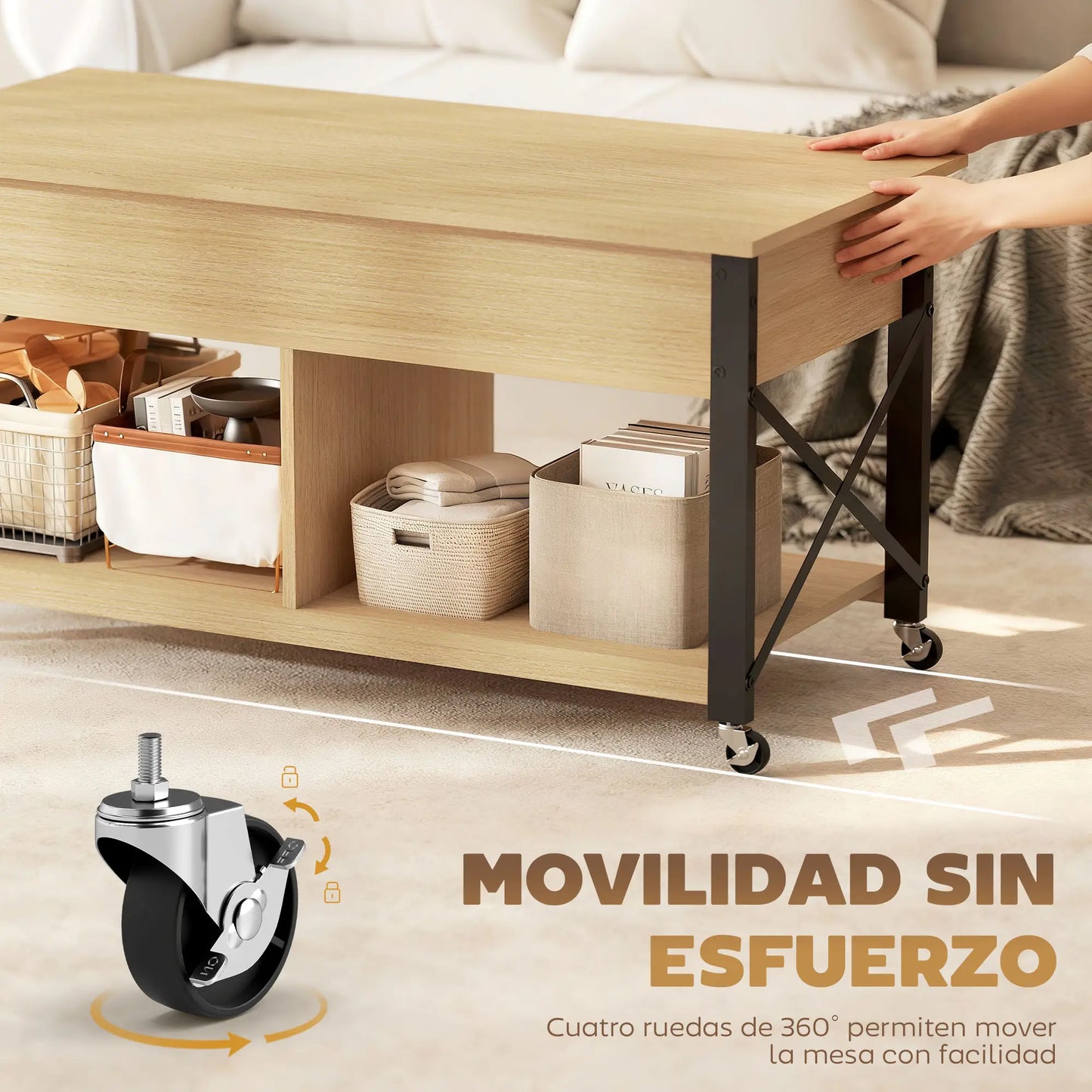 Mesa de Centro Elevable “MÓVIL LIFT” image 3