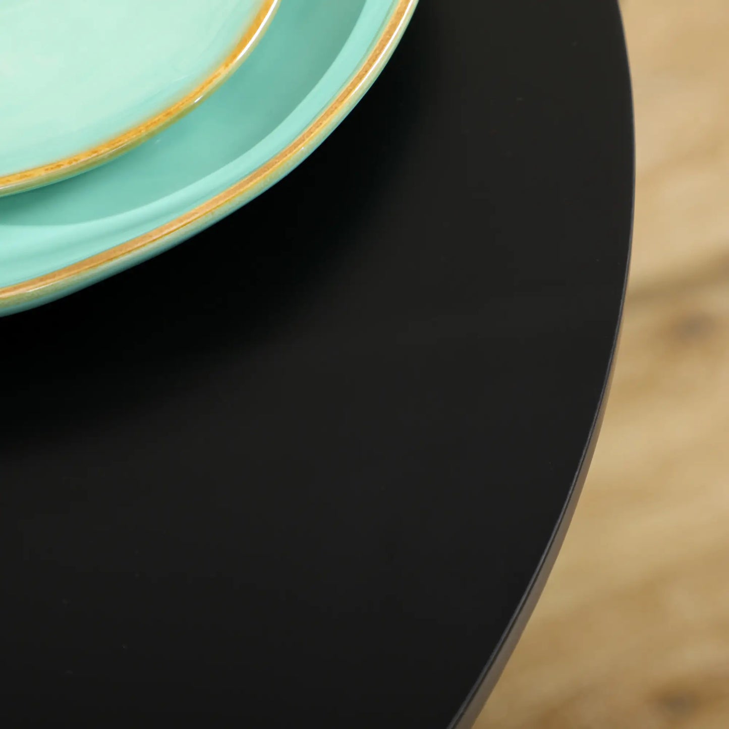 MESA DE COMEDOR REDONDA 80 CM BLANCA O NEGRA – MODELO NÁPOLES image 9