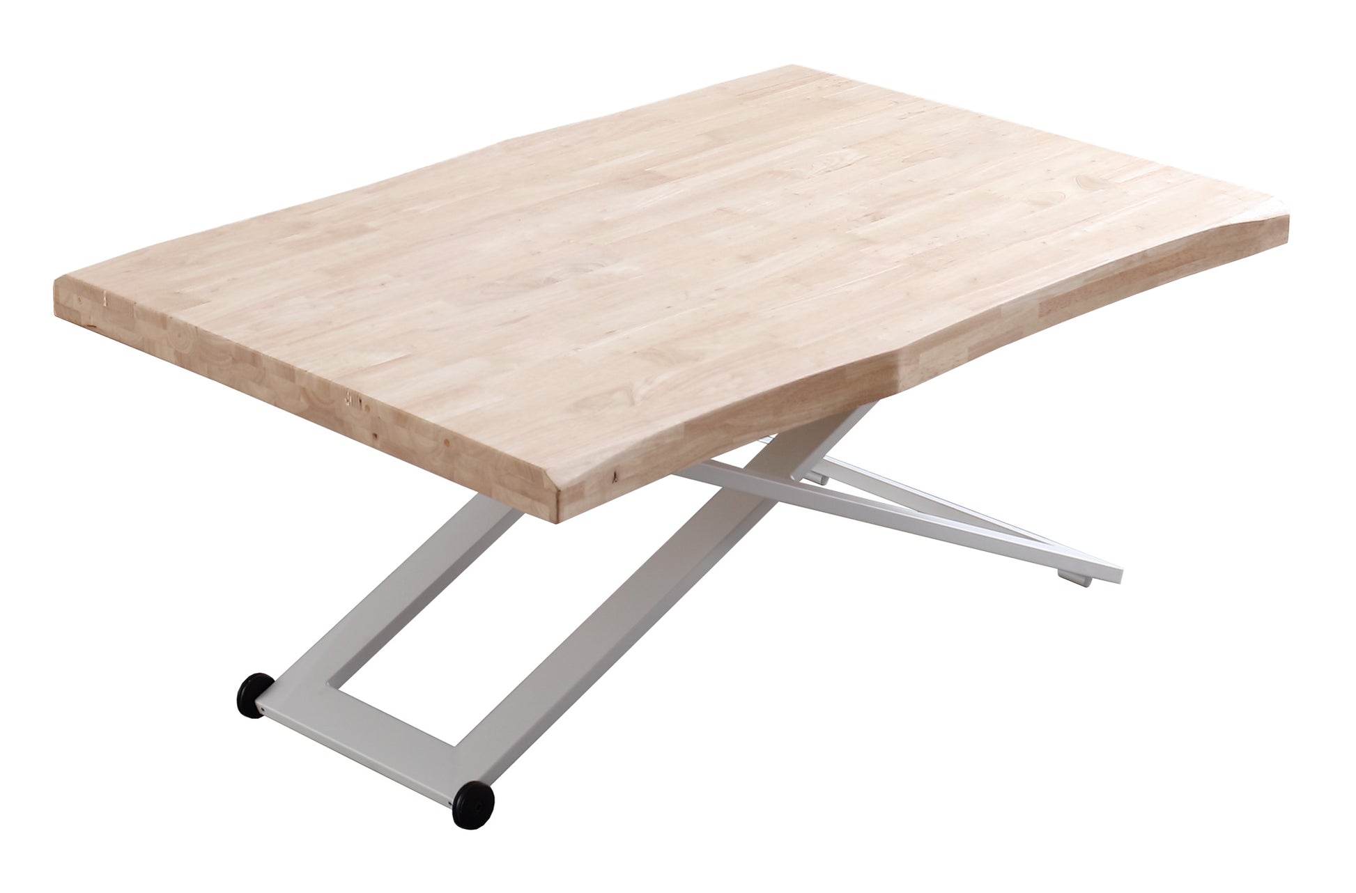 MESA CENTRO ELEVABLE ZOE TAPA CON FORMA. image 5