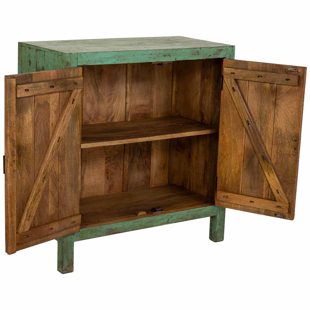 CÓMODA ARTESANAL VERDE TOSCANA 2P image 1