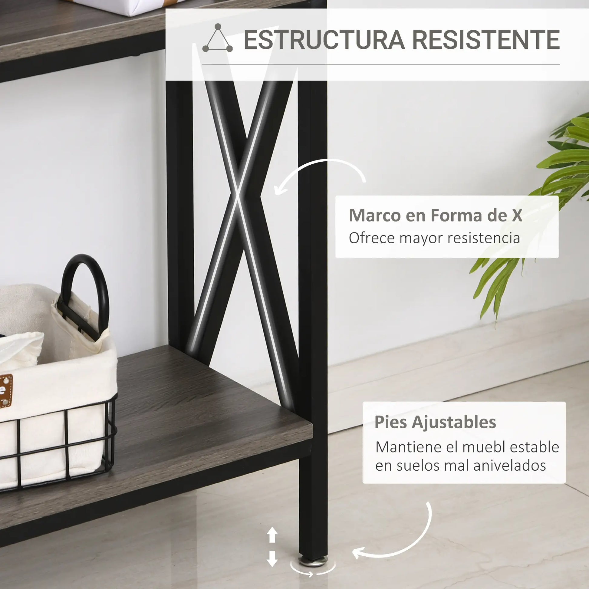 CONSOLA INDUSTRIAL GRIS & NEGRO “URBAN X VINTAGE 120” image 2
