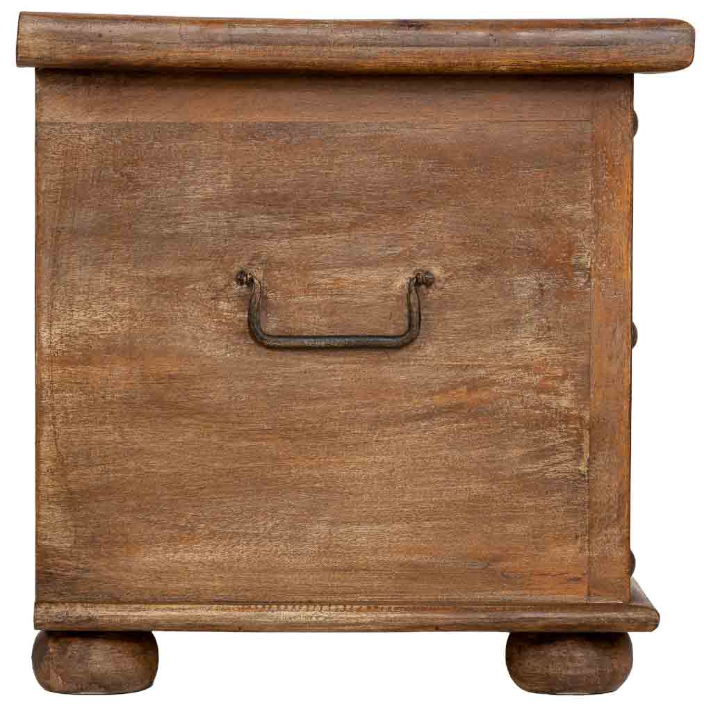 MUEBLE BAÚL BAJO DALIAN ARTESANAL DE MADERA MACIZA image 7