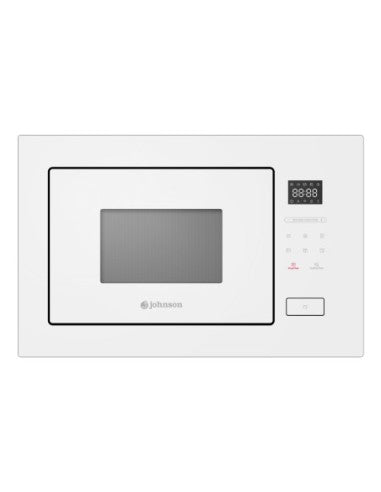 Microondas integrable con Grill Johnson 28 litros Cristal Blanco image 0