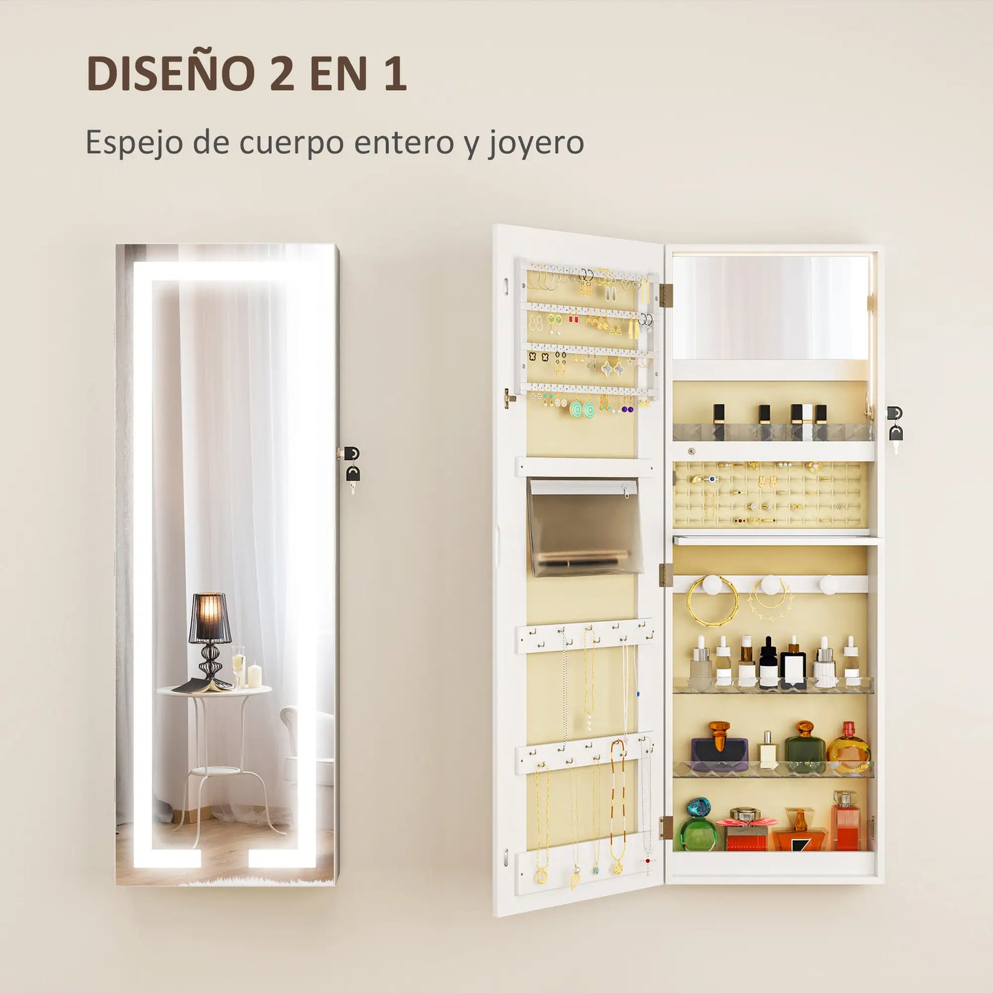 ESPEJO JOYERO LUMINA WALL image 8