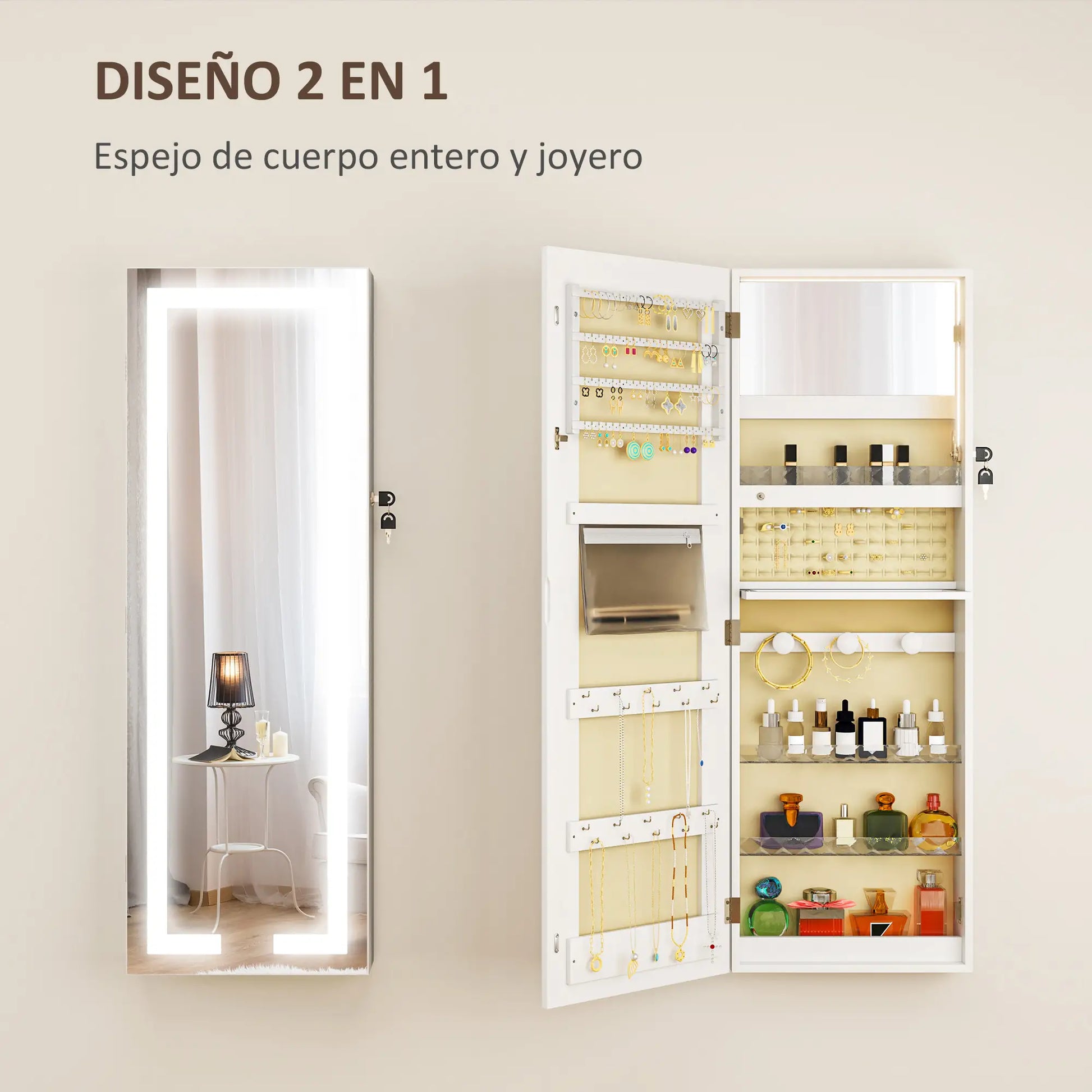 ESPEJO JOYERO LUMINA WALL image 8