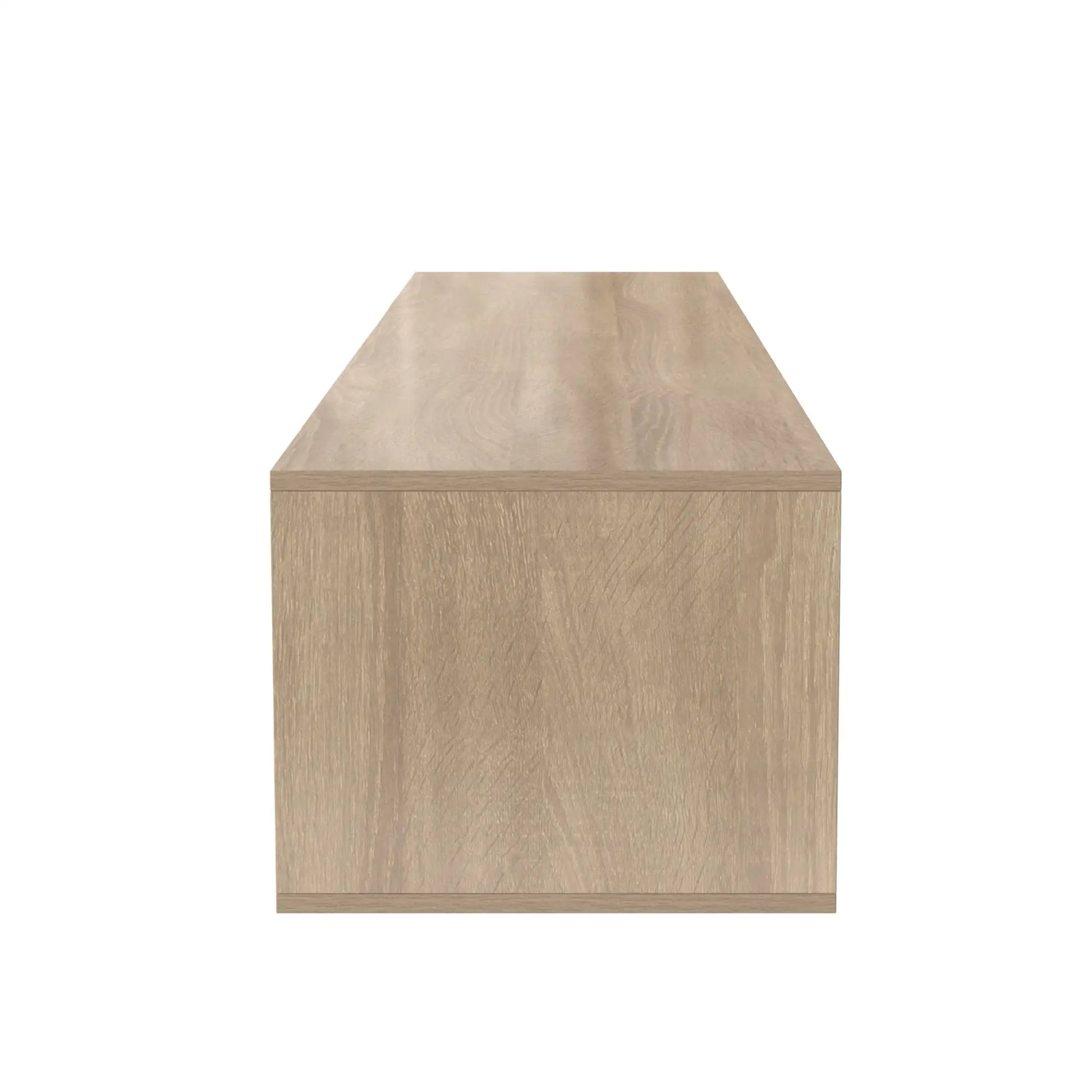 MUEBLE TV MODERNO BLANCO BRILLO & MADERA 180 CM image 5