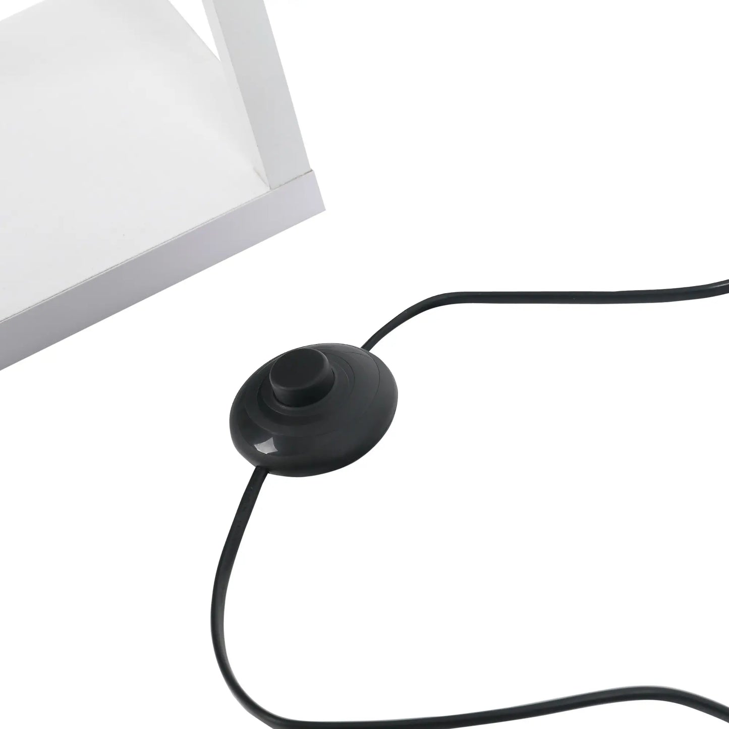 💡 Lámpara de Pie con Estantería de 3 Baldas – Moderna con Pantalla de Acrílico Color Blanco
