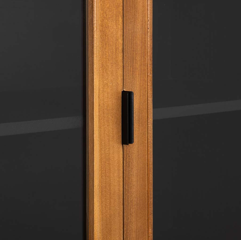 VITRINA TAKI DE MADERA RECUPERADA NEGRA image 7