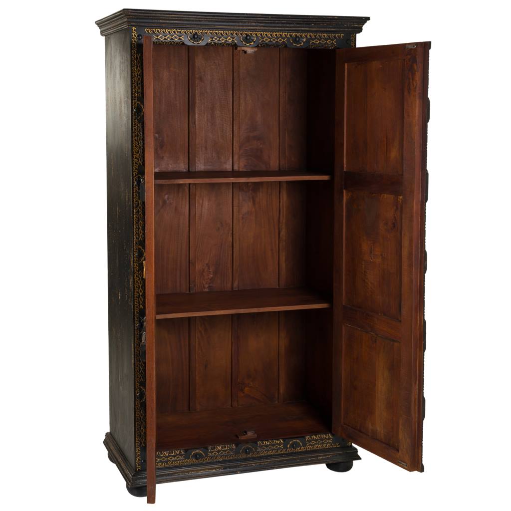 ARMARIO DALIAN ARTESANAL DE MADERA TALLADA ORO VIEJO image 1