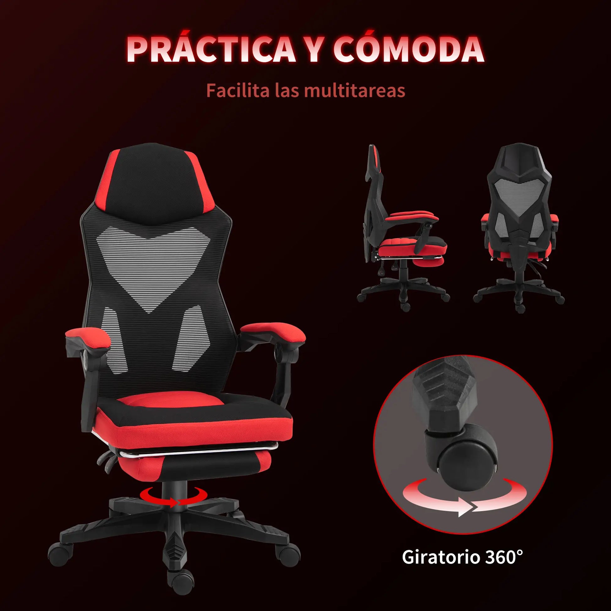 SILLA GAMING MODELO REDFLEX PRO image 2