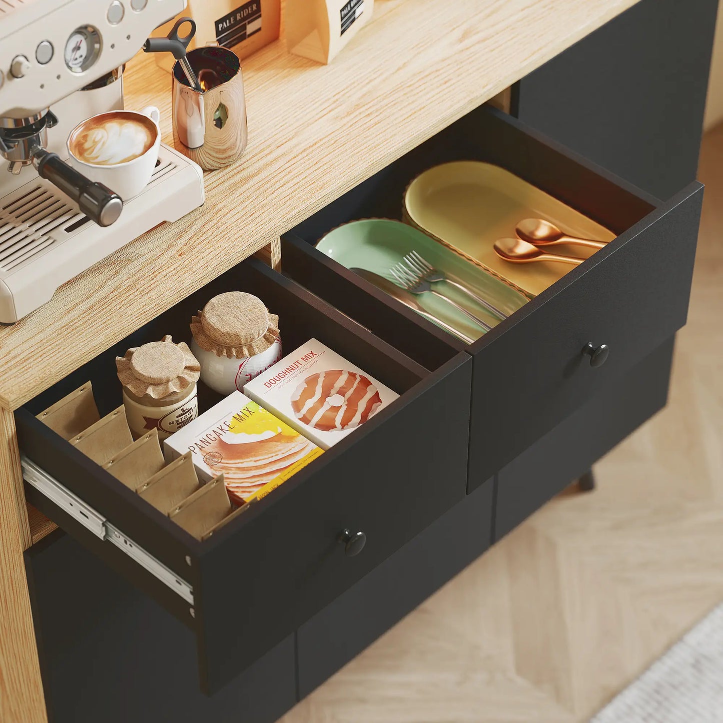 ALACENA DE COCINA MODELO NOIRLED image 2