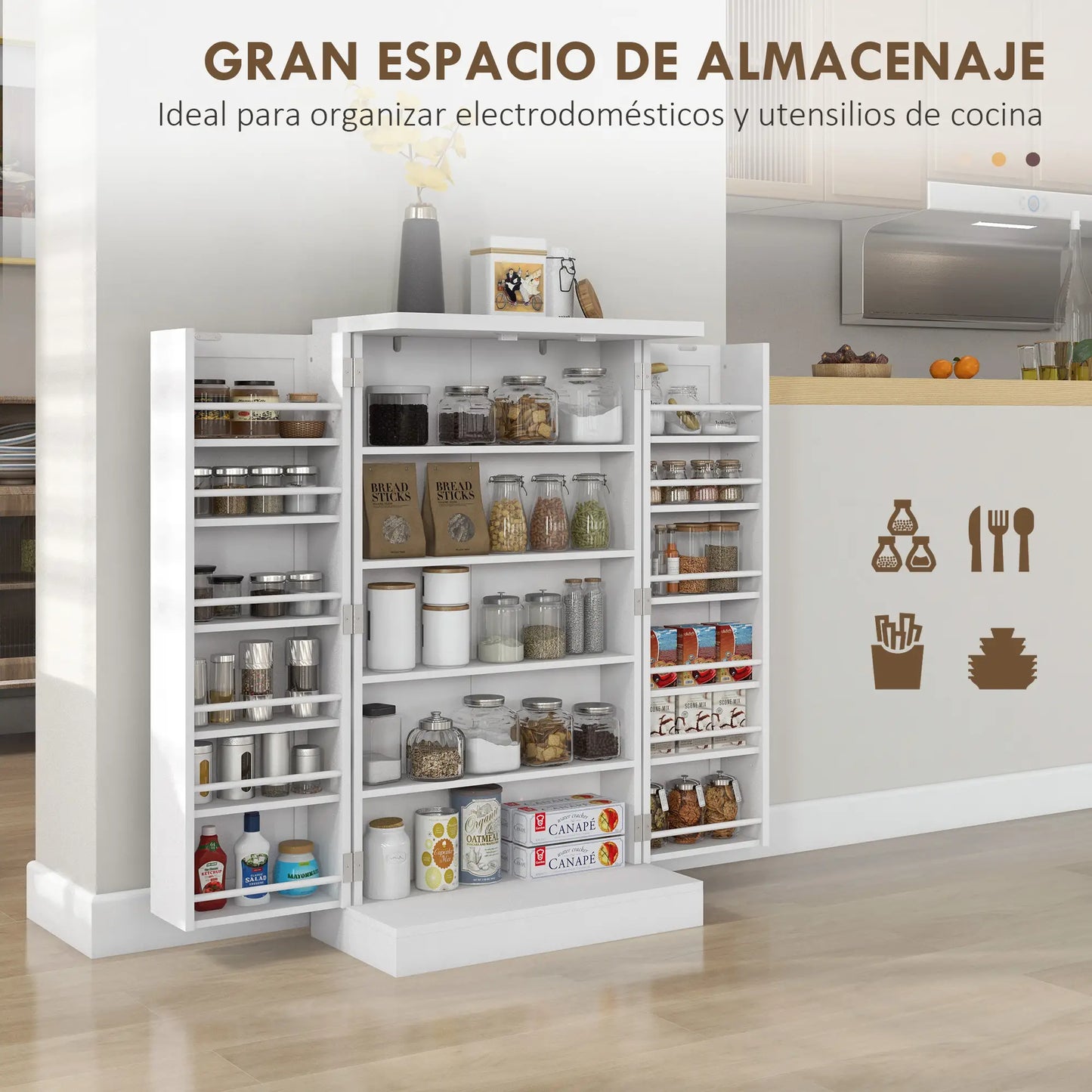 ARMARIO DESPENSA DE COCINA MODELO BLANCPANTRY image 8