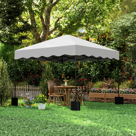 CARPA PLEGABLE DE JARDÍN AURA SHADE 3X3 BLANCA image 0