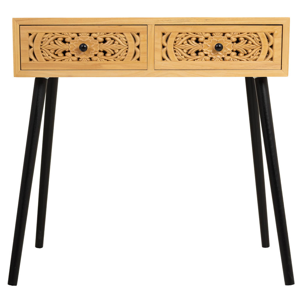 RECIBIDOR DE MADERA MARRÓN – COLECCIÓN DAVIS image 6