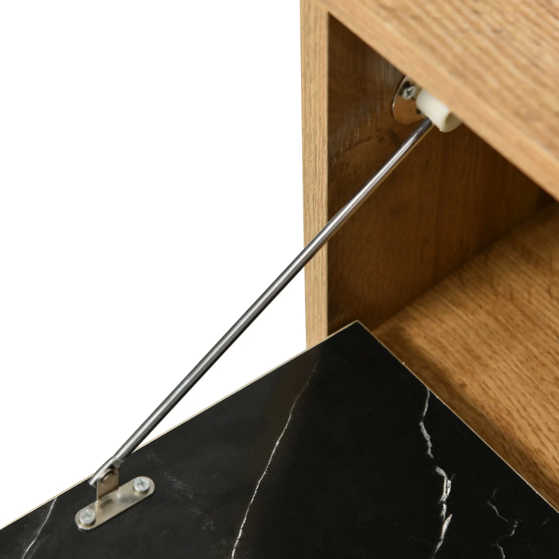 MUEBLE TV MODERNO DISEÑO MÁRMOL & VETADO MADERA image 8