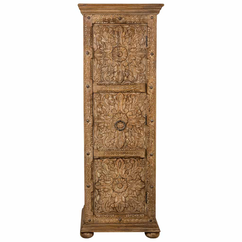 ARMARIO DALIAN MARRÓN COMPACT ARTESANAL DE MADERA MACIZA image 6