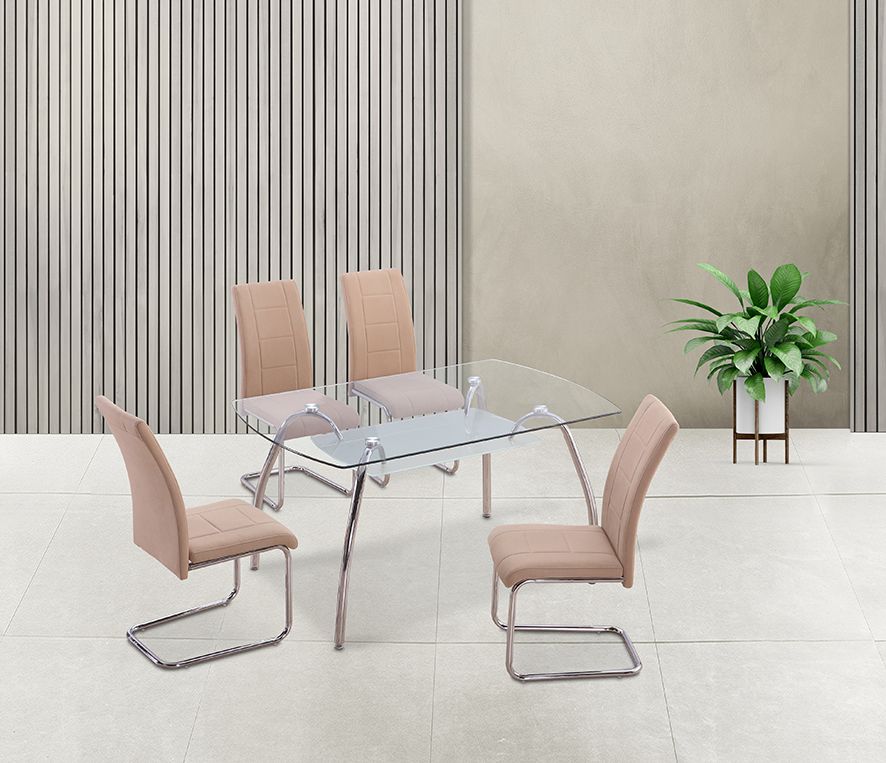 Conjunto Mesa De Comedor San Con 4 Sillas San image 0