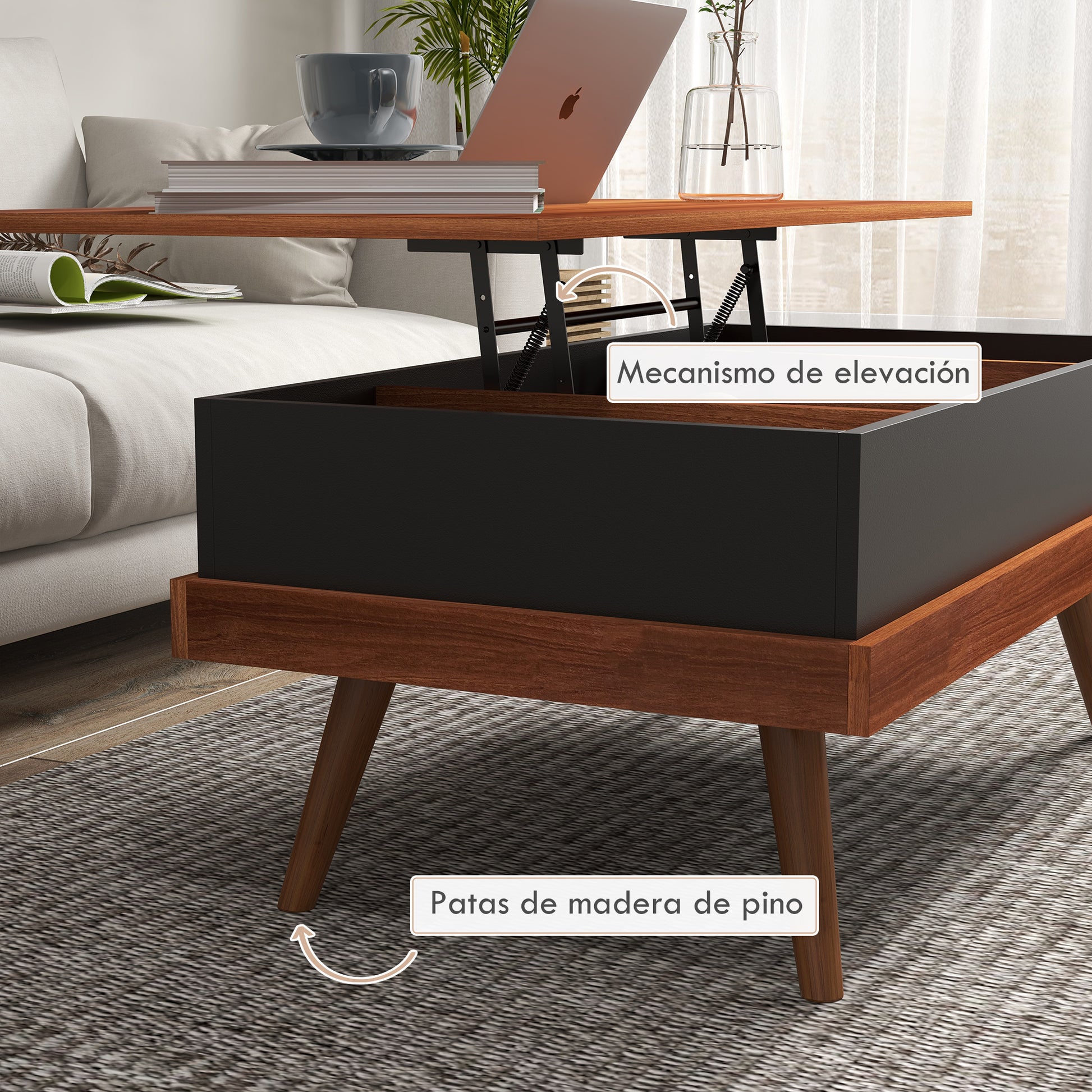 Mesa de Centro Elevable “DENVER” image 5