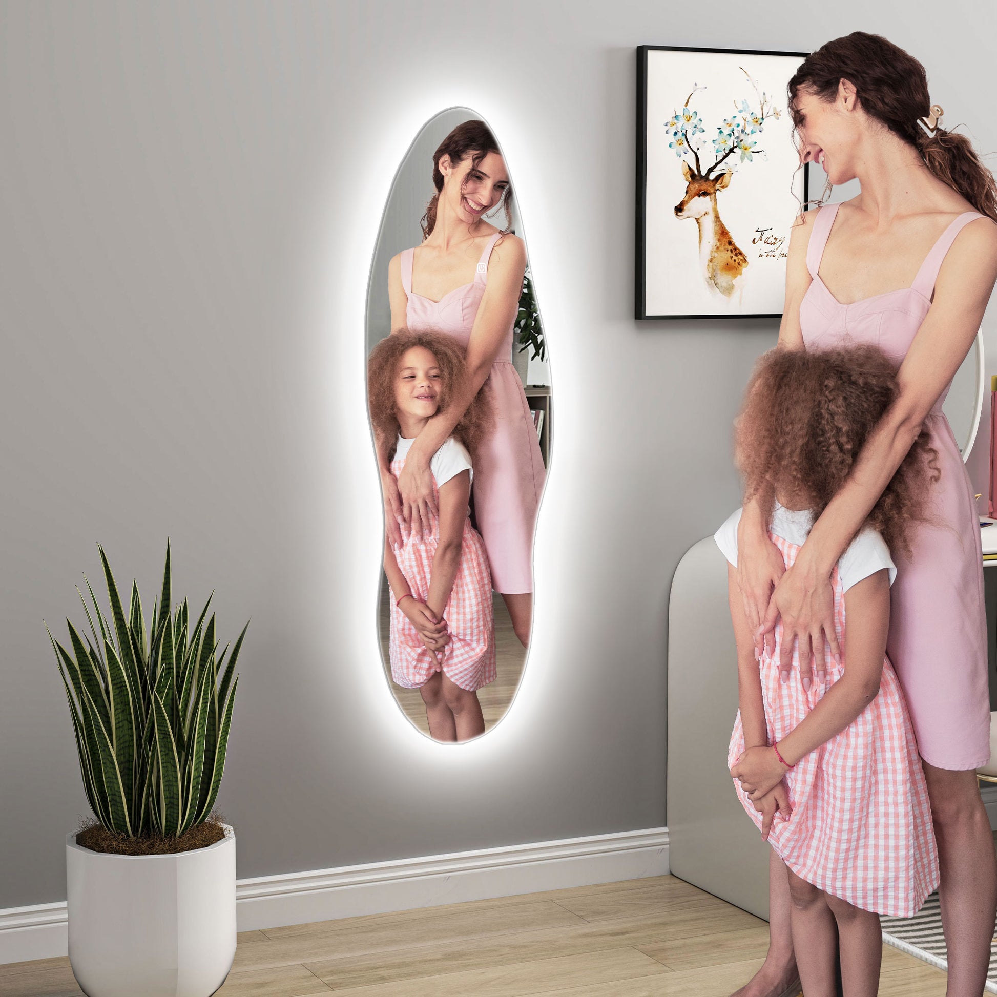 ESPEJO LED WAVE FULL BODY 3 TONOS image 0