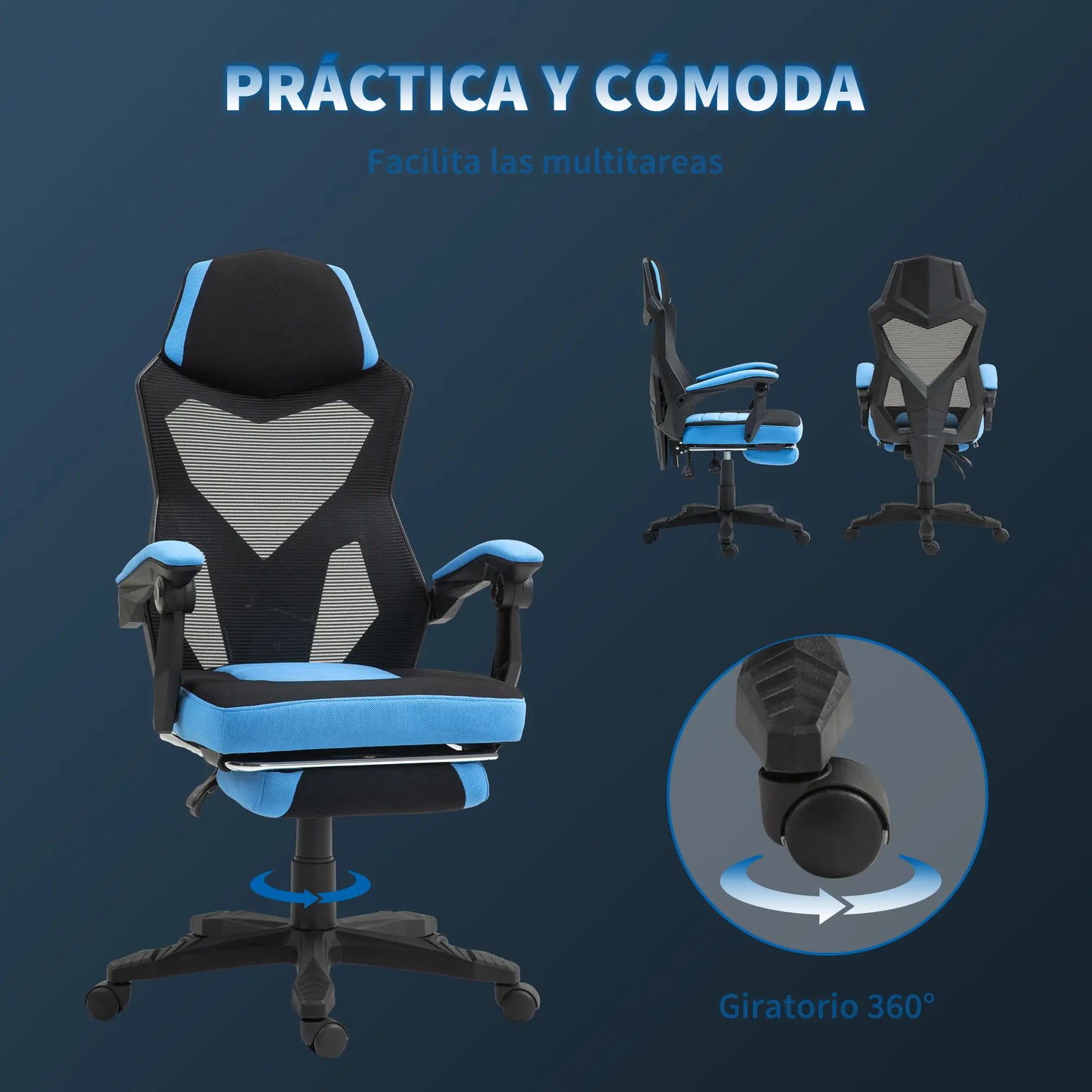 SILLA GAMING MODELO BLUEFLEX PRO image 4
