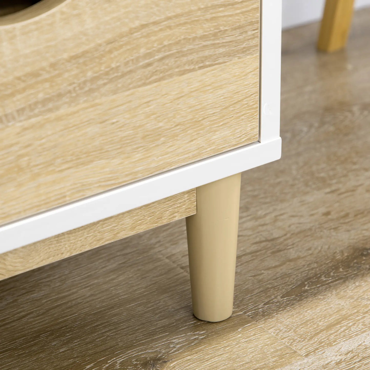 MUEBLE TV “NORDIK 120” BLANCO & ROBLE image 2