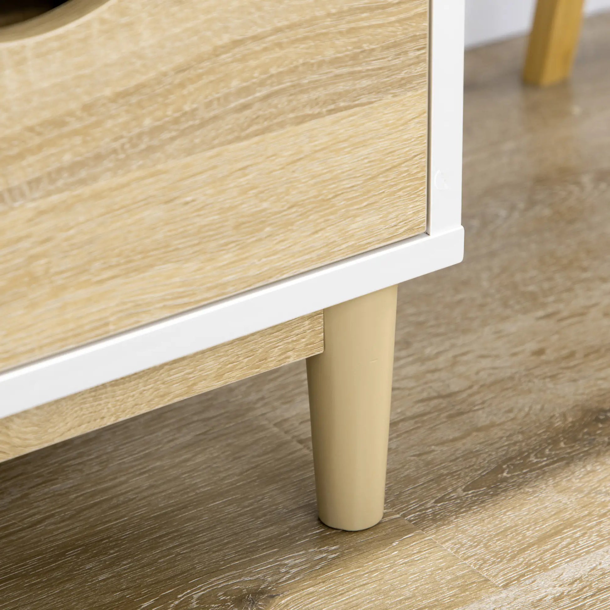 MUEBLE TV “NORDIK 120” BLANCO & ROBLE image 2