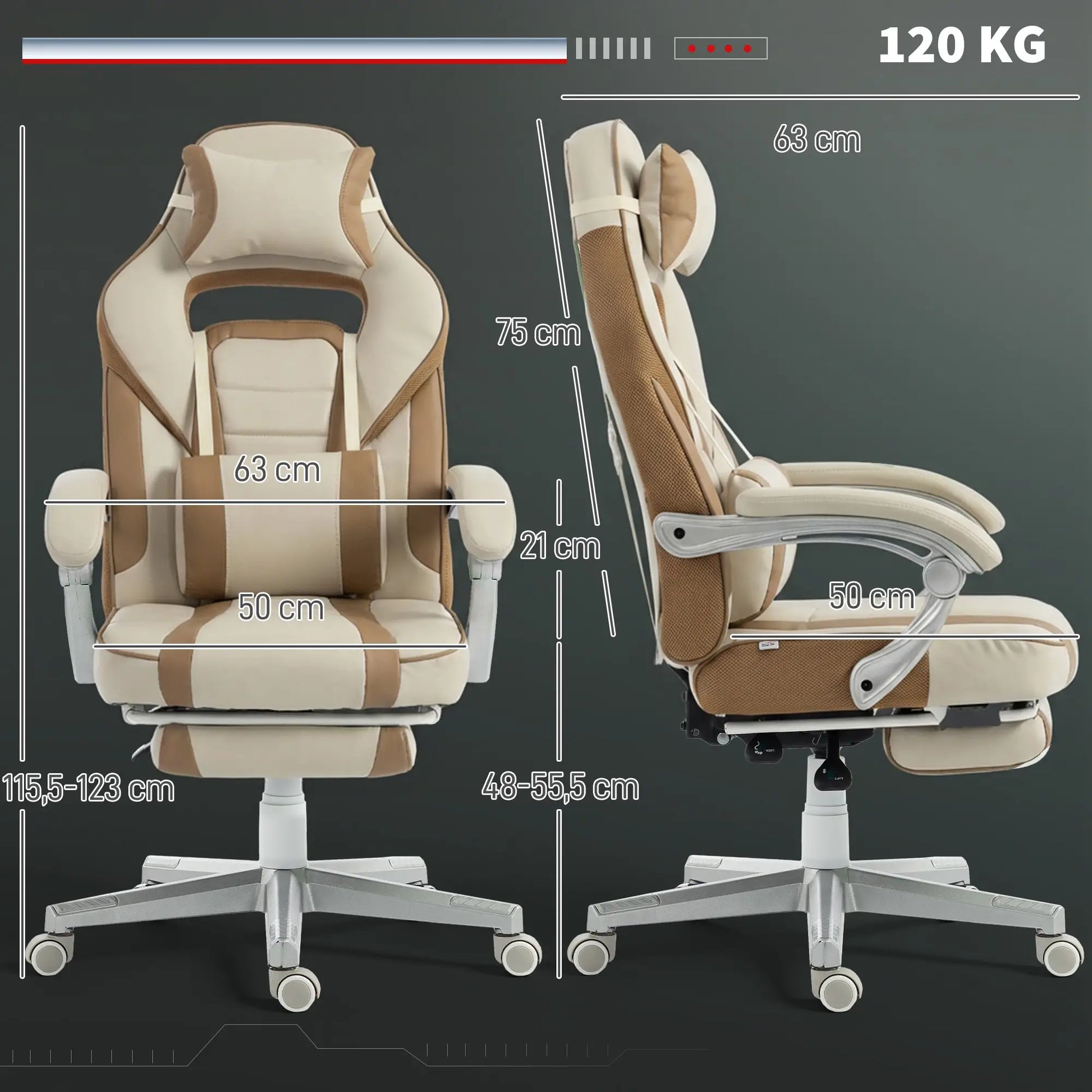 SILLA GAMING MODELO CREMA RELAX PRO image 4